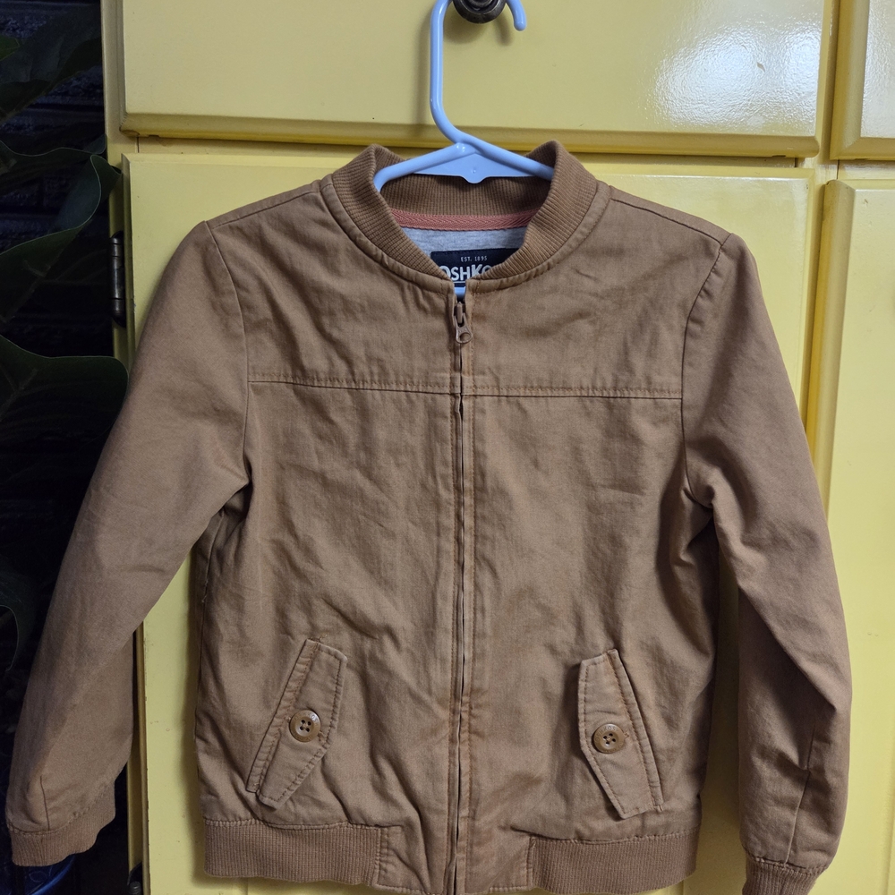 OshKosh B'gosh Tan and Gray Jacket
